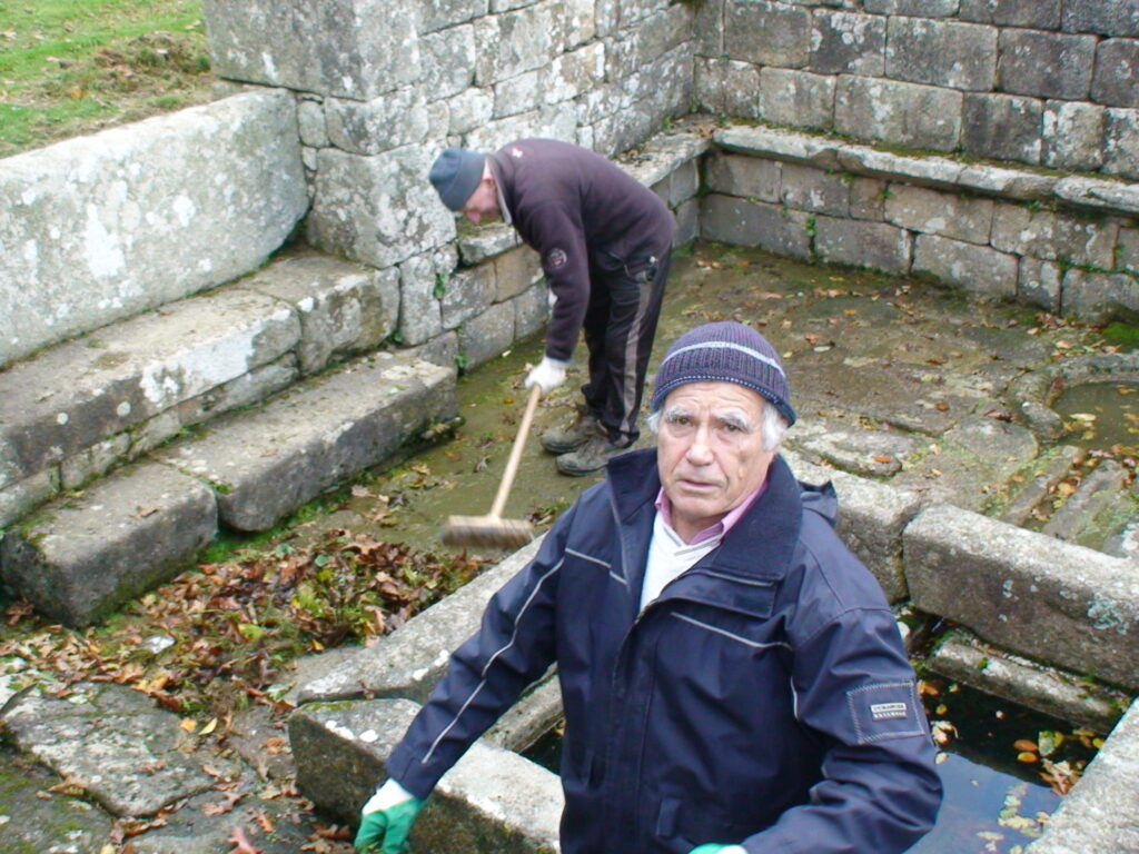 nettoyage de la fontaine