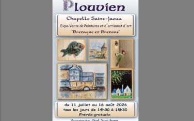 Juillet août 2026 Exposition dans la chapelle